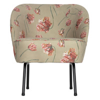 Vogue fauteuil fluweel rococo agave