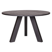 Rhonda eettafel eik blacknight ø129 cm