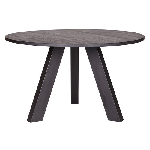 WOOOD Rhonda eettafel eik blacknight ø129 cm