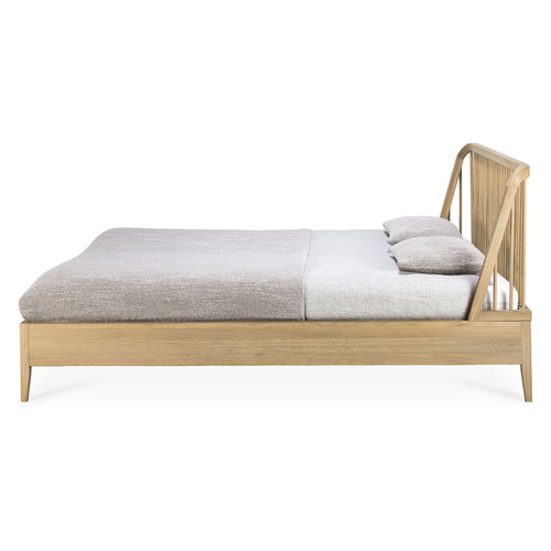 Ethnicraft Spindle bed eik - maat matras 180cm