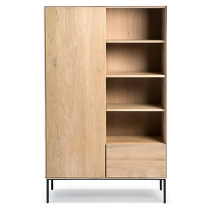 Ethnicraft Whitebird armoire L 110 x P 45 x H 178 en chêne naturel