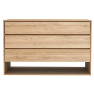 Ethnicraft Nordic commode en chêne à 3 tiroirs