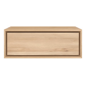 Ethnicraft Nordic II table de chevet suspendue en chêne