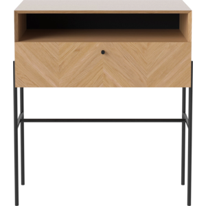 Bolia Luxe commode 1 tiroir haut poignée noire Bolia Luxe commode 1 tiroir haut poignée noire