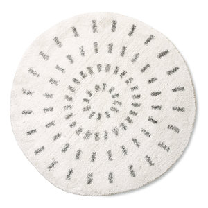 HKLiving Swirl ronde badmat Ø 80