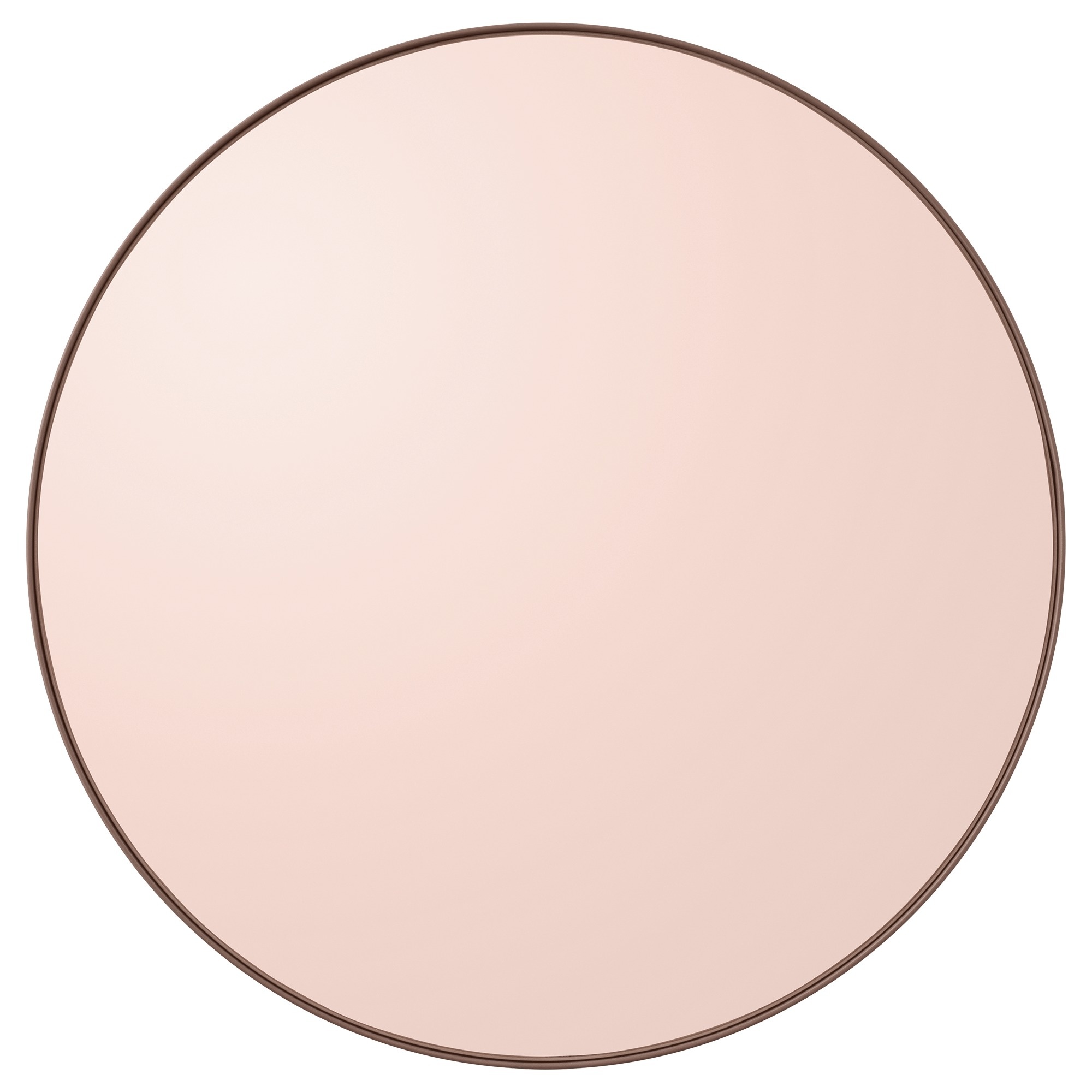 Circum ronde spiegel roze getint glas