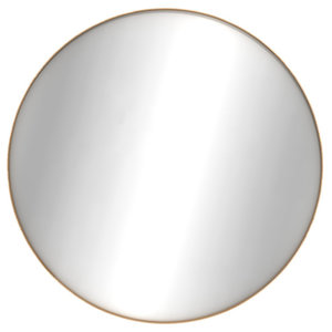 Ethnicraft Layers miroir rond en chêne Ø 121 cm