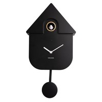 Cuckoo wandklok koekoek modern zwart