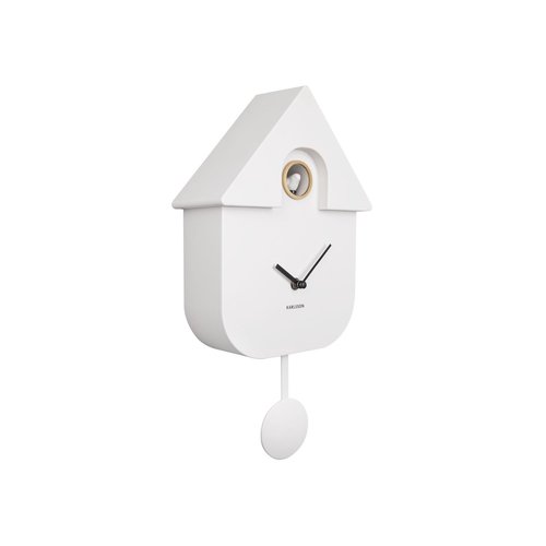 Karlsson Cuckoo wandklok koekoek modern wit