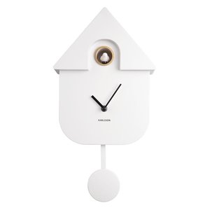 Karlsson Cuckoo horloge murale coucou moderne blanche Karlsson Cuckoo horloge murale coucou moderne blanche