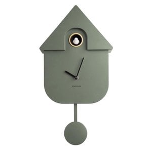Karlsson Cuckoo wandklok koekoek jungle green