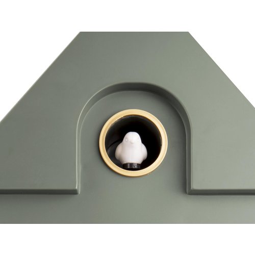 Karlsson Cuckoo wandklok koekoek modern groen