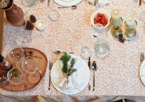 Nostalgische kersttafel