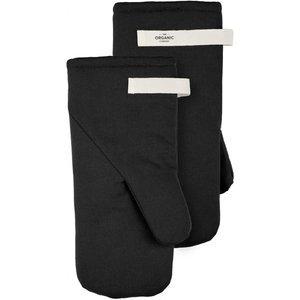 The Organic Company Medium gant de four noir lot de 2
