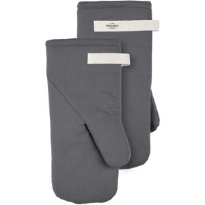 The Organic Company Medium gant de four gris foncé lot de 2