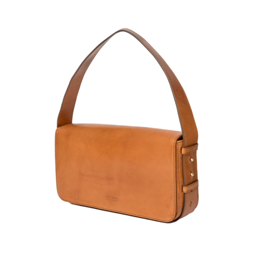 O My Bag Gina baguette handtas - klassiek leder cognac