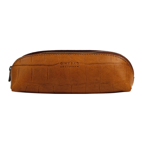 O My Bag Pennenzak small - croco leder cognac O My Bag Pennenzak small - croco leder cognac