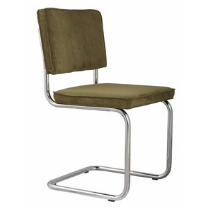 Zuiver Ridge chaise en velours côtelé