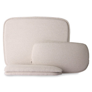 HKLiving Comfort kit pour chaise de salle à manger Draad avec accoudoirs sable
