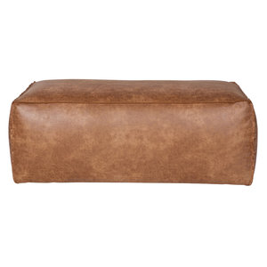 WOOOD Rodeo pouf en cuir recyclé