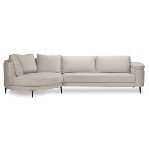 Flexlux Linari sofa 3-zit met ronde chaise longue - TOONZAALMODEL Flexlux Linari sofa 3-zit met ronde chaise longue - TOONZAALMODEL