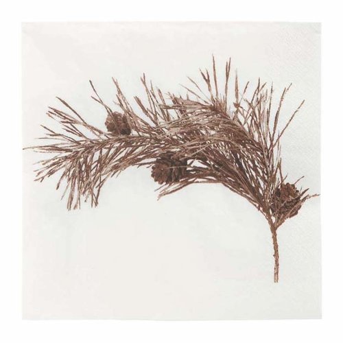 House Doctor Pine servet bruin - pak van 40 House Doctor Pine servet bruin - pak van 40
