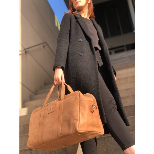 O My Bag Otis weekender reistas -  hunter leder camel