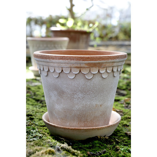 Bergs Potter Kopenhagen bloempot met schotel roze 25 cm