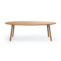 Jamaica ovale eettafel eikenhout 260x100