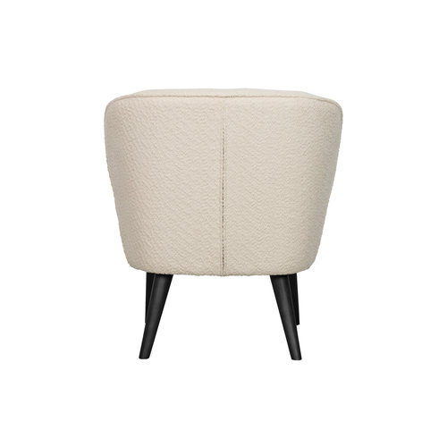 WOOOD Sara fauteuil bouclé creme