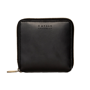 O My Bag Sonny portefeuille carré en cuir vegan pomme noir O My Bag Sonny portefeuille carré en cuir vegan pomme noir