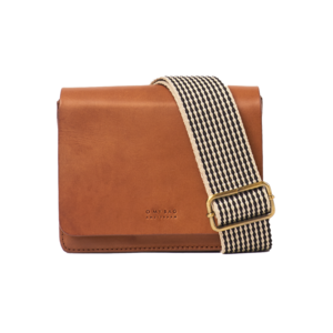 O My Bag Audrey mini en cuir classique cognac - 2 anses O My Bag Audrey mini en cuir classique cognac - 2 anses