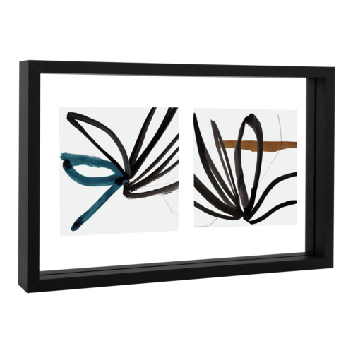 Urban Nature Culture Minimalism floating fotoframe zwart dubbel