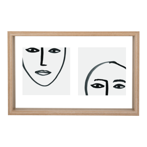 Urban Nature Culture Aesthetic floating fotoframe natuur dubbel Urban Nature Culture Aesthetic floating fotoframe natuur dubbel
