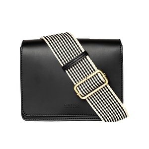 O My Bag Audrey mini sac à main avec 2 anses en cuir vegan pomme noir