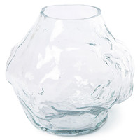 Vase en verre nuage