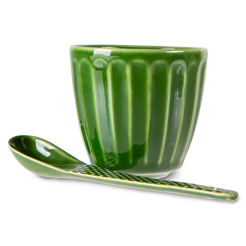 HKLiving The emeralds : keramische lepels - set van 4