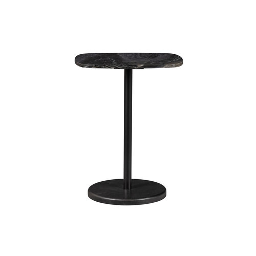 WOOOD Fola bijzettafel marmer zwart/grijs WOOOD Fola bijzettafel marmer zwart/grijs