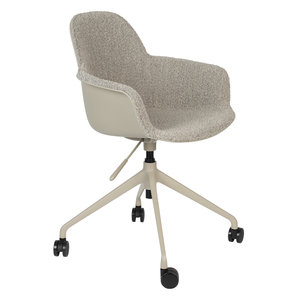 Zuiver Albert Kuip chaise de bureau avec accoudoirs taupe