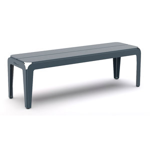Weltevree Bended banc de jardin gris-bleu