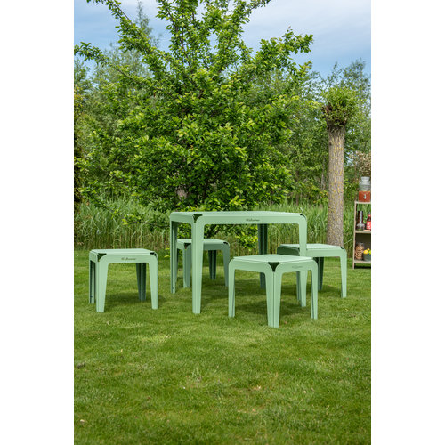 Weltevree Bended tuintafel 90 cm groen