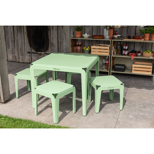 Weltevree Bended tuintafel 90 cm groen