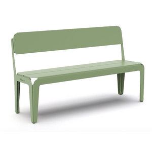 Weltevree Bended banc de jardin avec dossier vert