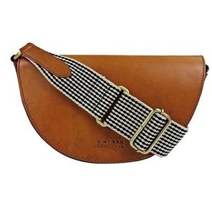 O My Bag Laura sac à main avec 2 anses en cuir classique cognac O My Bag Laura sac à main avec 2 anses en cuir classique cognac