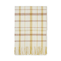 Tweed plaid light yellow