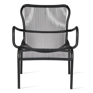 Vincent Sheppard Loop chaise lounge de jardin noire