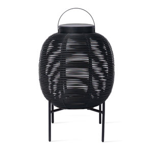 Vincent Sheppard Tika lanterne sur socle en acier noir H 59