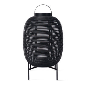 Vincent Sheppard Tika lanterne sur socle en acier noir H 69