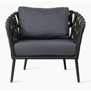 Vincent Sheppard Leo chaise lounge avec coussins d'assise et de dos inclus