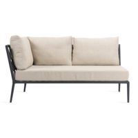 Leo modulaire lounge sofa inclusief kussens hoek rechts
